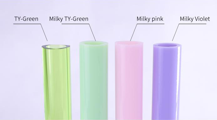 Borosilicate glass tube,Colored glass Tubing,pyrex glass,China factory wholesale,colored heat resistance