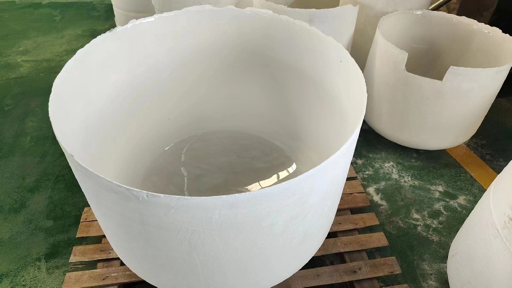 Quartz Glass crucible Fused Silica Transparent Quartz crucible Large diameter quartz crucible